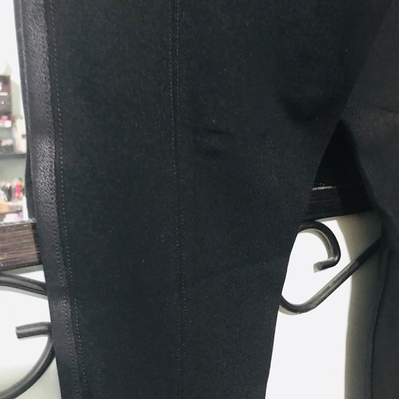 Black Faux Leather Leggings - Picture 7 of 8